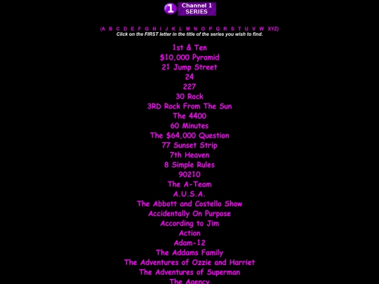 series screenshot