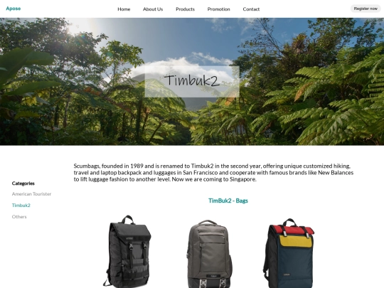 products_Timbuk2 screenshot