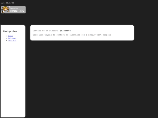 contact screenshot