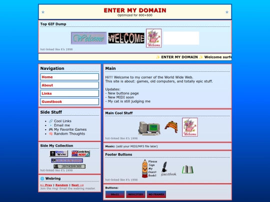 Geocities/4 screenshot