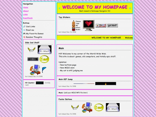 Geocities/5 screenshot