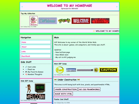Geocities/6 screenshot