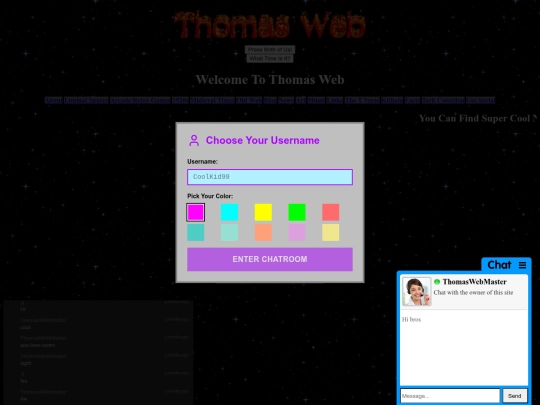 Thomas_Web/Thomas_Web screenshot