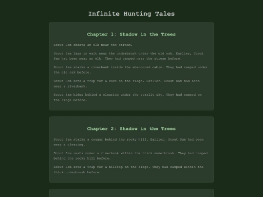 infbook/hunt screenshot