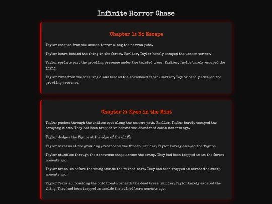 infbook/terror screenshot