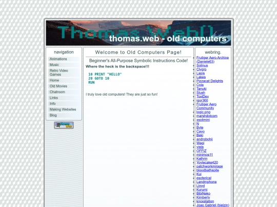tw20.html/oldcom screenshot