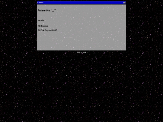 pages/contact screenshot