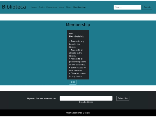 membership screenshot