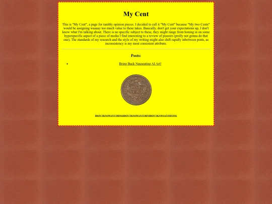 Mycent screenshot