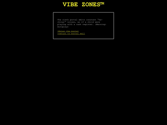 vibe zone hub/portal6 screenshot