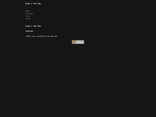 courses screenshot