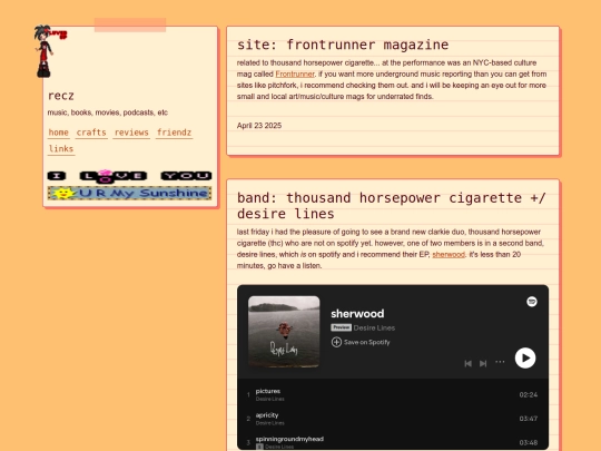 recs screenshot