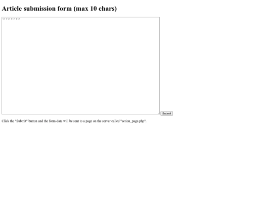 form screenshot