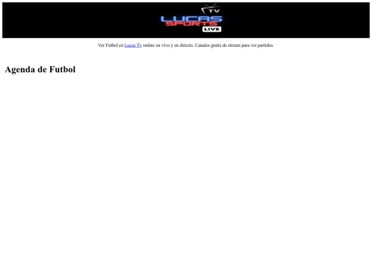 ccs/CANALES DEPORTIVOS/agenda deportiva a mostrarse screenshot