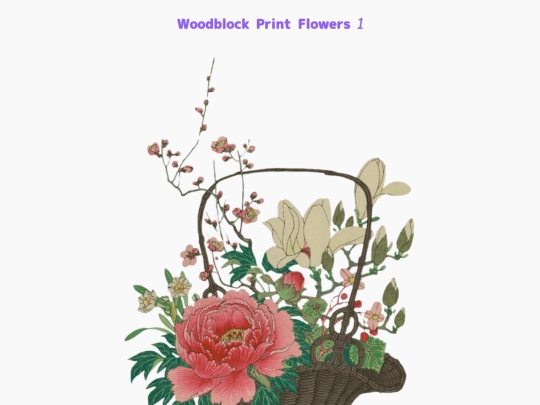 freebies/stock_images/images/woodblockprint_flowers1 screenshot