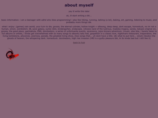 Myself screenshot