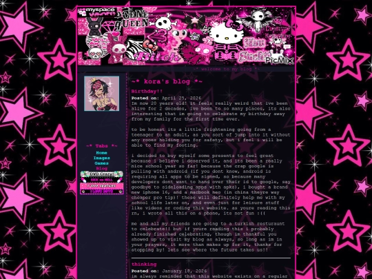 blog screenshot