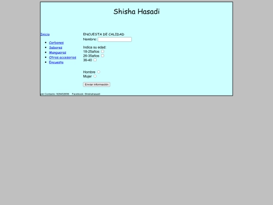 Encuesta página web screenshot