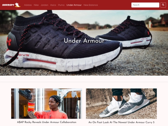 underarmour screenshot
