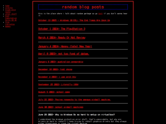 blog screenshot