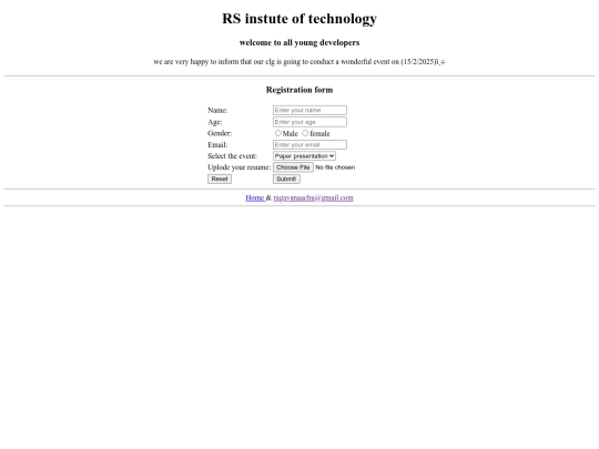 web page/register screenshot