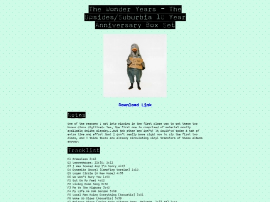 rips/the-upsides-suburbia-10-year-anniversary-box-set screenshot