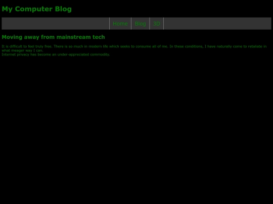 blog screenshot