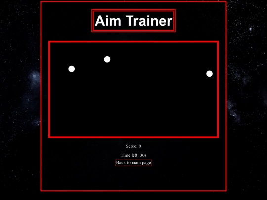 aimtrainer screenshot