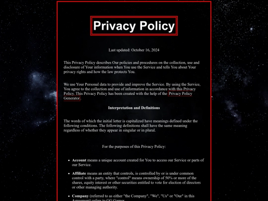 privacy_policy screenshot