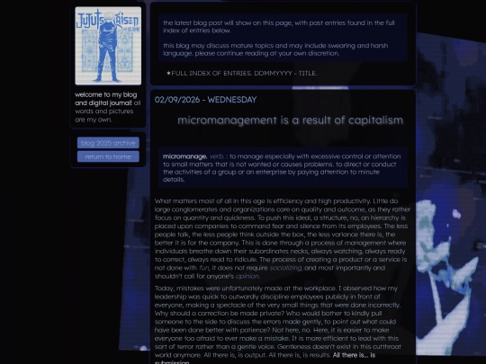 blog screenshot