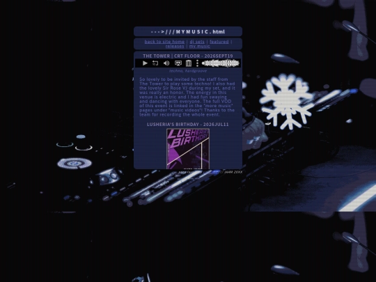 music/djsets screenshot