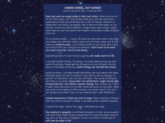 specifics/otherwriting/cagedangel screenshot