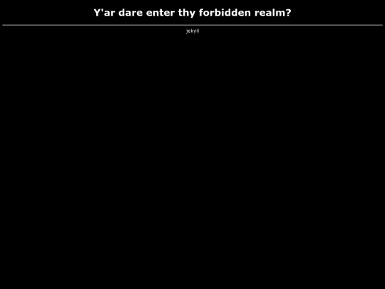 forbidden screenshot