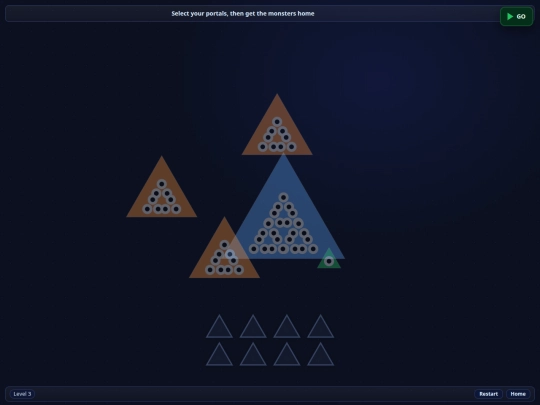 triangle-monsters/level3 screenshot