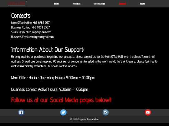 support/support screenshot