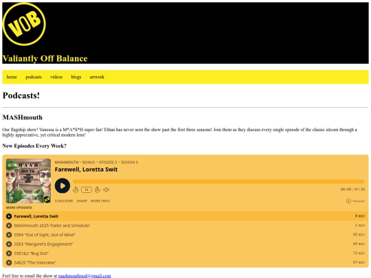 podcasts screenshot
