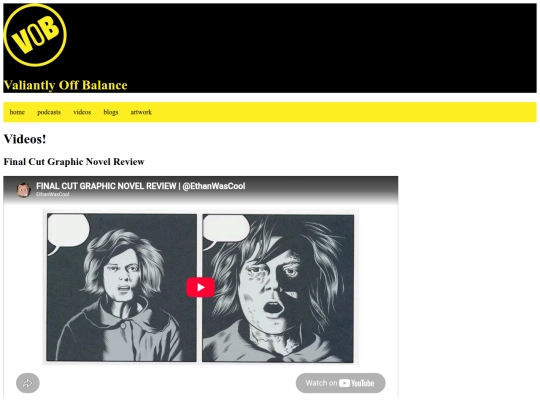 videos screenshot