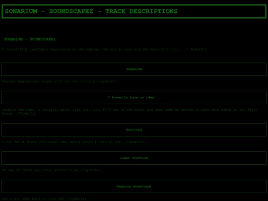 All the stuff/Albums/SONARIUM screenshot