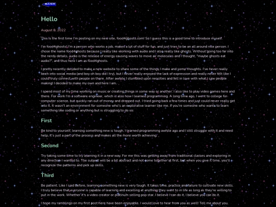 posts/hello screenshot