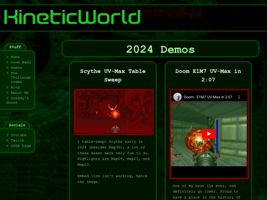 demos screenshot
