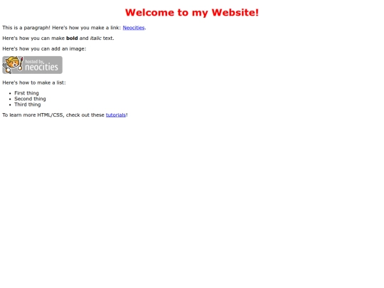 index screenshot