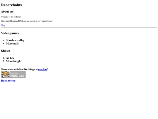 index screenshot