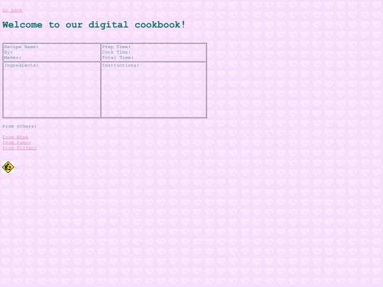 beth/recipes screenshot