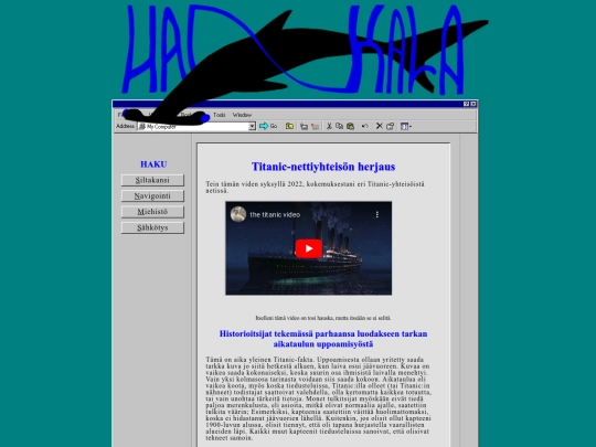 navigointi/titanicvideo screenshot