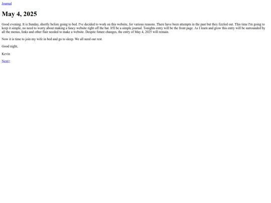 index screenshot