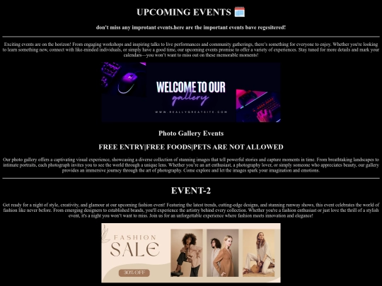 events/i screenshot