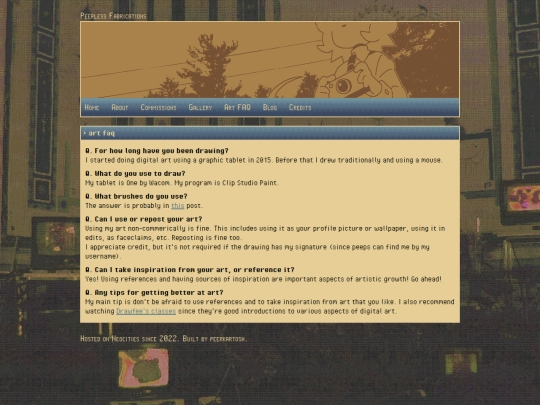 artfaq screenshot
