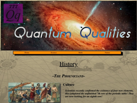 QuantumQualities777-History screenshot