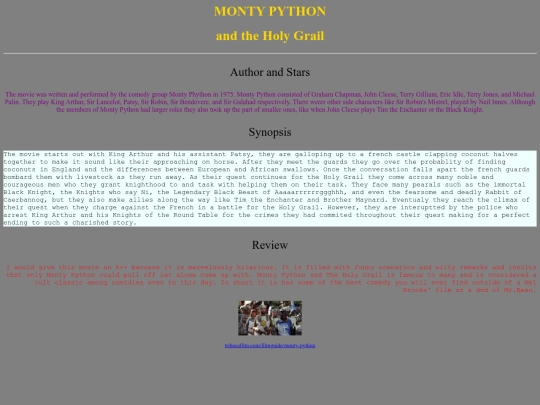cssclassminiproject screenshot