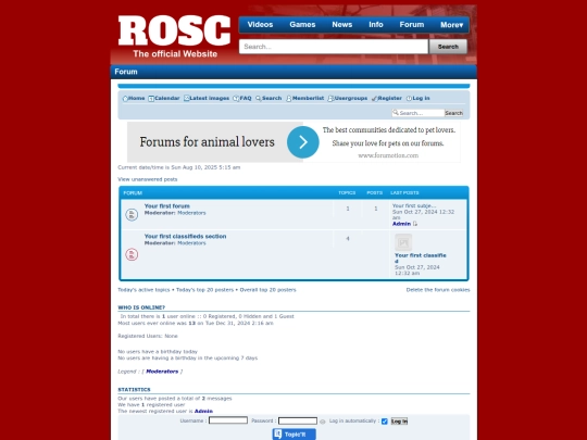forum screenshot